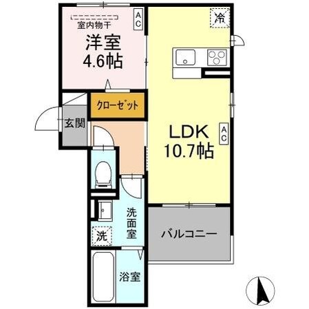 グランクードIIIの物件間取画像